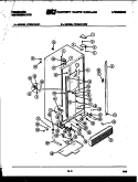 CABINET PARTS Diagram and Parts List for FPE24VAH1  Frigidaire Refrigerator
