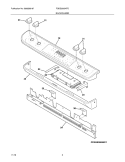 Part Location Diagram of 318922141 Frigidaire PANEL ASSEMBLY