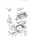 DOOR, CABINET, UNIT Diagram and Parts List for CFS101SM3  Kelvinator Freezer