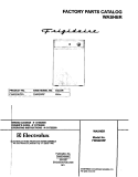 COVER Diagram and Parts List for FWS223RFS3  Frigidaire Washer