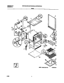BODY Diagram and Parts List for MEF322WGSA  Tappan Range