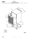 CABINET FRONT AND WRAPPER Diagram and Parts List for MDD30WG2  Gibson Dehumidifier
