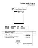 COVER Diagram and Parts List for FDBC56BAS0  Frigidaire Dishwasher
