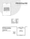 COVER Diagram and Parts List for CGEF3055KFA  Frigidaire Range