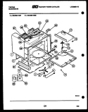 BODY PARTS Diagram and Parts List for 56-9338-00-02  Tappan Microwave