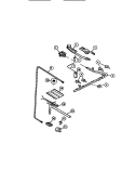 BURNER, MANIFOLD AND GAS CONTROL Diagram and Parts List for 30-1149-23-01  Tappan Range