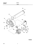 MOTOR Diagram and Parts List for SGR341AQ2  Westinghouse Dryer