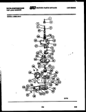 TRANSMISSION PARTS Diagram and Parts List for LC590LXD0  Frigidaire Washer