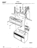 INSTALLATION PARTS Diagram and Parts List for FMT116U1B0  Frigidaire Microwave