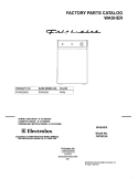 COVER Diagram and Parts List for FWX833AS0  Frigidaire Washer