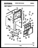 CABINET PARTS Diagram and Parts List for WAK107P1V2  Frigidaire Air Conditioner