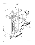 CABINET Diagram and Parts List for FRT21P5AQ4  Frigidaire Refrigerator