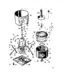 TUBS Diagram and Parts List for LA271EXW2  Frigidaire Washer