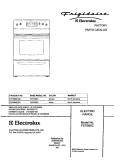 COVER Diagram and Parts List for FEFB68CQA  Frigidaire Range