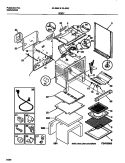 BODY Diagram and Parts List for 30-3982-23-05  Tappan Range