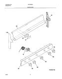 BACKGUARD Diagram and Parts List for WLF303PHDC  Westinghouse Range