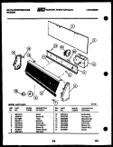 CONSOLE AND CONTROL PARTS Diagram and Parts List for LA800JXH5  Frigidaire Washer