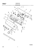 CONTROL PANEL Diagram and Parts List for GSWS9719AS0  Frigidaire Washer