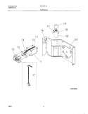 CONTROL Diagram and Parts List for FAL104K1A1  Frigidaire Freezer