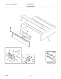CONTROL PANEL Diagram and Parts List for E30EW8CGSS3  Electrolux Wall Oven