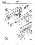 BACKGUARD Diagram and Parts List for GGF356BBDC  Gibson Range