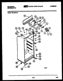 CABINET PARTS Diagram and Parts List for TSK145PN1F  Kelvinator Refrigerator