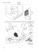SYSTEM Diagram and Parts List for EI23CS65KS0  Electrolux Refrigerator