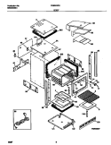 BODY Diagram and Parts List for FGB500CESC  Frigidaire Wall Oven