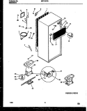 SYSTEM AND AUTOMATIC DEFROST PARTS Diagram and Parts List for MRT15CRAZ0  Frigidaire Refrigerator