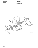 DETERGENT CUP Diagram and Parts List for MDB662RCS0  Frigidaire Dishwasher