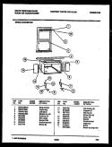 CABINET AND INSTALLATION PARTS Diagram and Parts List for MAS183P2A1  Frigidaire Air Conditioner