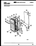 DOOR PARTS Diagram and Parts List for 98-2188-00-03  Tappan Freezer