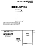 COVER Diagram and Parts List for FWS223RFS1  Frigidaire Washer
