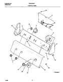 P12C0045 CONTROL PANEL Diagram and Parts List for WWX233RED0  Frigidaire Washer