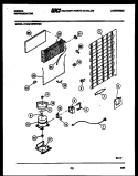 SYSTEM AND AUTOMATIC DEFROST PARTS Diagram and Parts List for RD19F9WT3D  Gibson Refrigerator
