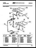 GAS CONTROL Diagram and Parts List for 12-4990-00-01  Tappan Wall Oven