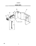 CONTROL PARTS Diagram and Parts List for FAL105J1A2  Frigidaire Air Conditioner