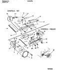 CONTROLS, DAMPER, FAN SECTION Diagram and Parts List for FRS26XRAB1  Frigidaire Refrigerator