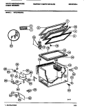 CHEST FREEZER PARTS Diagram and Parts List for WFC07M2AW0  Frigidaire Freezer