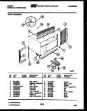 CABINET AND INSTALLATION PARTS Diagram and Parts List for AL06A5EWA  Gibson Air Conditioner