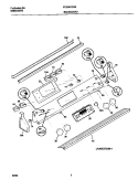 Part Location Diagram of 5303935116 Frigidaire Electronic Clock/Timer with Overlay - White