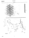 SYSTEM Diagram and Parts List for UL2100ECW1  Electrolux Freezer