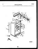 CABINET PARTS Diagram and Parts List for MRT15CHAY0  Uni Refrigerator