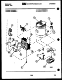 POWER CONTROL Diagram and Parts List for GPM638BDL3  Frigidaire Range