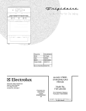 COVER Diagram and Parts List for FGFLMC55ECA  Frigidaire Range
