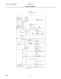 WIRING SCHEMATIC Diagram and Parts List for FRS23KF6CB2  Frigidaire Refrigerator