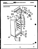 CABINET PARTS Diagram and Parts List for GTN140WGY3  Uni Refrigerator