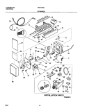 ICE MAKER Diagram and Parts List for FRT21TSGD2  Frigidaire Refrigerator