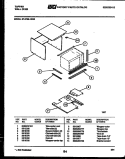 UPPER BODY PARTS Diagram and Parts List for 57-2709-10-03  Tappan Microwave Oven Combo