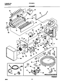 ICE MAKER Diagram and Parts List for FRT18INRJY0  Frigidaire Refrigerator
